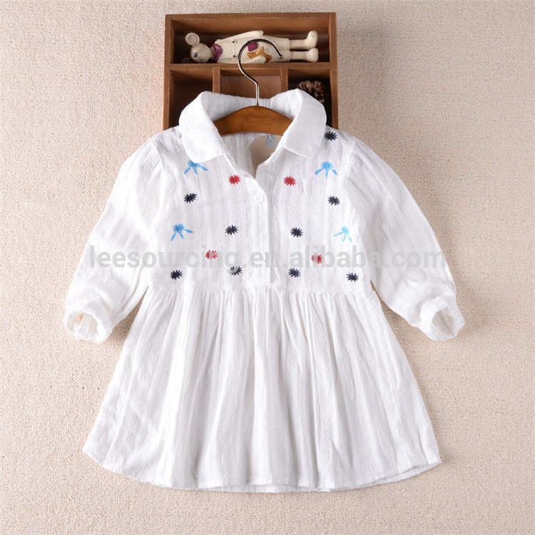 Fixed Competitive Price Young Little Girl Thongs - Fashion Children Shirt Dress Summer Long Sleeve Printed Girl Swing Dresses – LeeSourcing