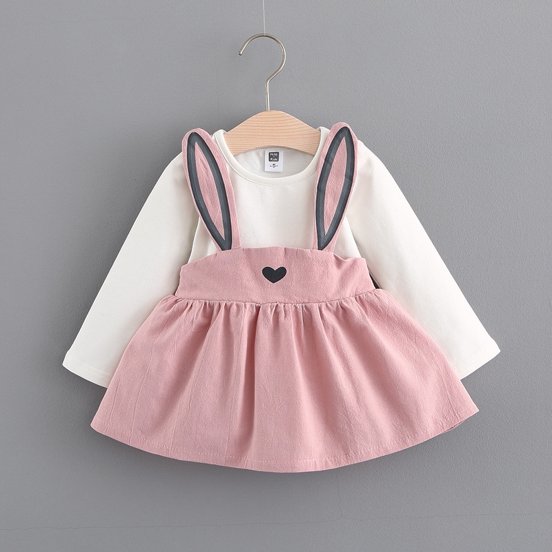 Best quality Cotton Baby Dress - autumn cotton long sleeve rabbit girl child dress – LeeSourcing
