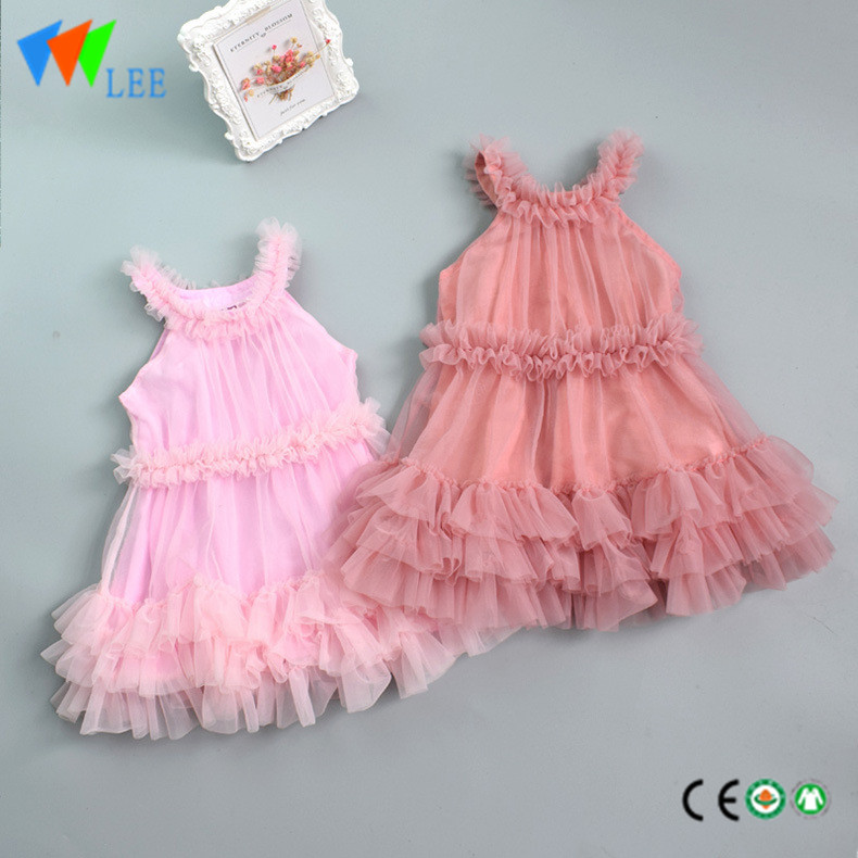 Hot style fashion baby girl fancy princess dress for paty