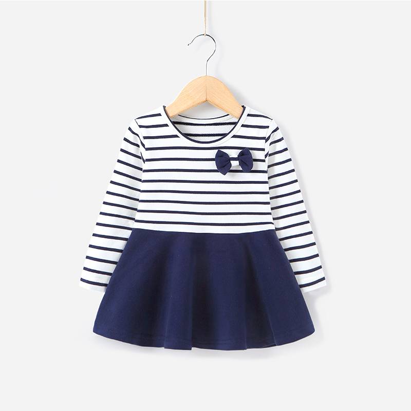 Factory directly supply 100% Cotton Blanket - Cheap Blue Spring Autumn Baby Girl Swing Dress – LeeSourcing
