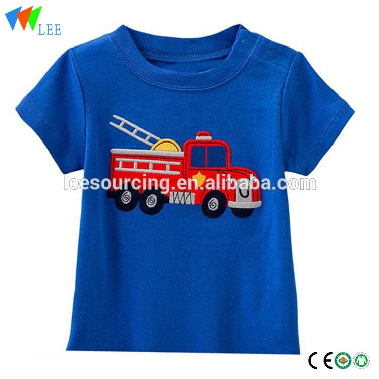 New design western style short sleeve for summer clothes boys t-shirt