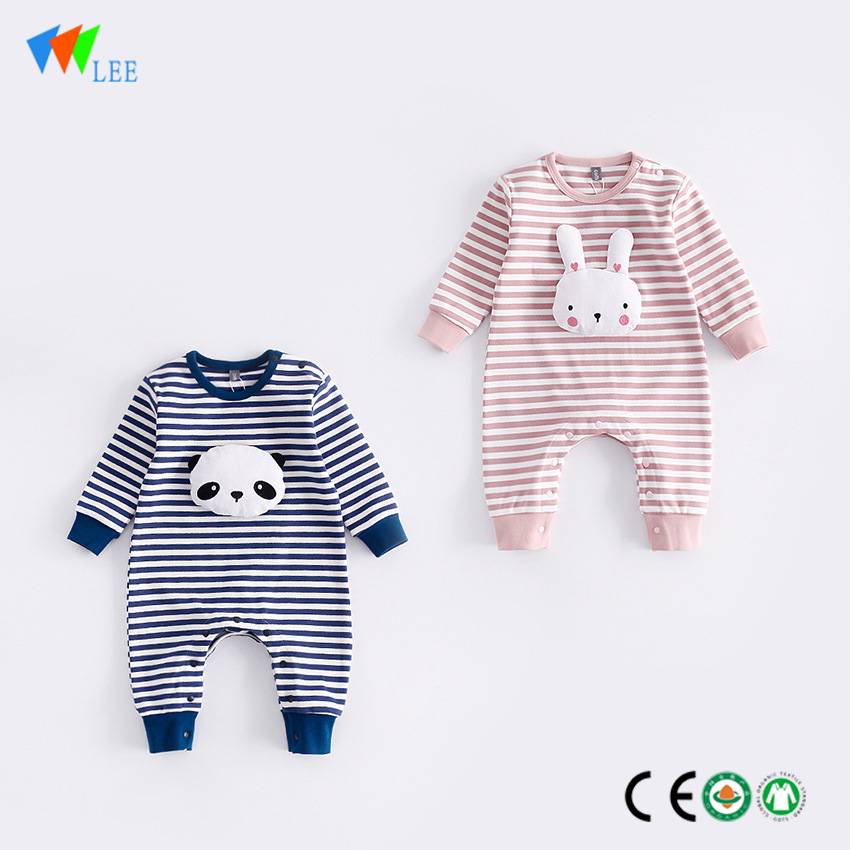 wholesale hot sale cartoon baby clothing romper long-sleeved comfortable baby rompers wholesale baby clothes
