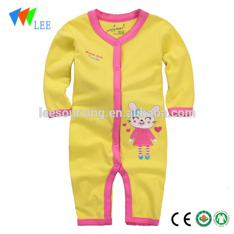 baby long sleeve cotton rompers jumpsuit