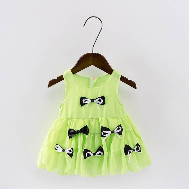 Hot Sale Fancy Prinsesse V-hals Børn Baby Dress