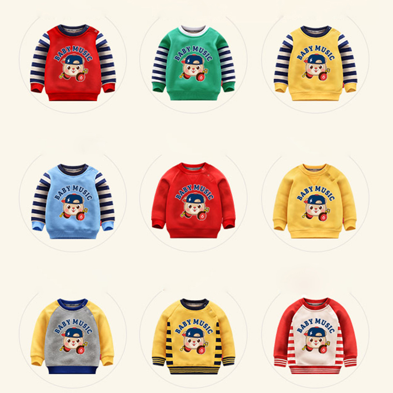 China Supplier Custom Logo Printing Baby Boy Long Sleeve T Shirt Wholesale