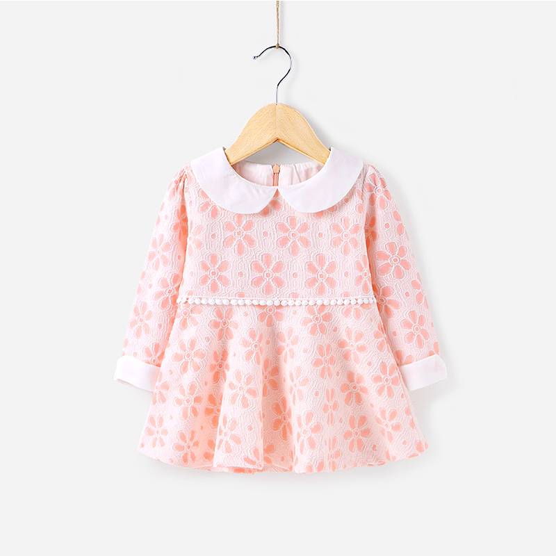 Custom Printed flower girl dress patterns 2017 baby girl party dress children frocks designs