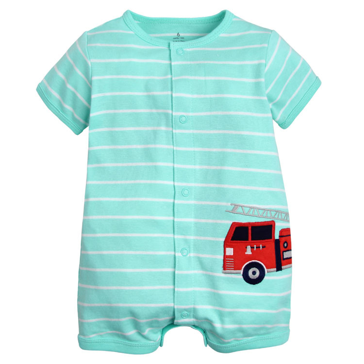High Performance Baby Pajamas - Low Price Simple Short Sleeve Carters Romper – LeeSourcing