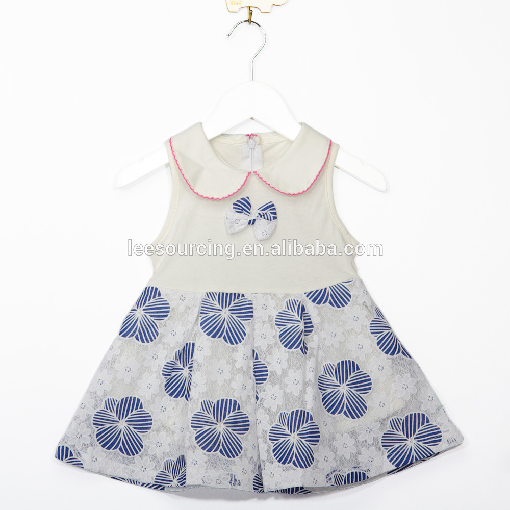 Summer fashion design fancy baby girl dress