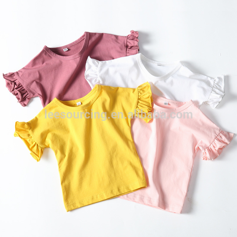 100% Cotton Children Baby Wear Short Sleeve Kids T-shirts Printing