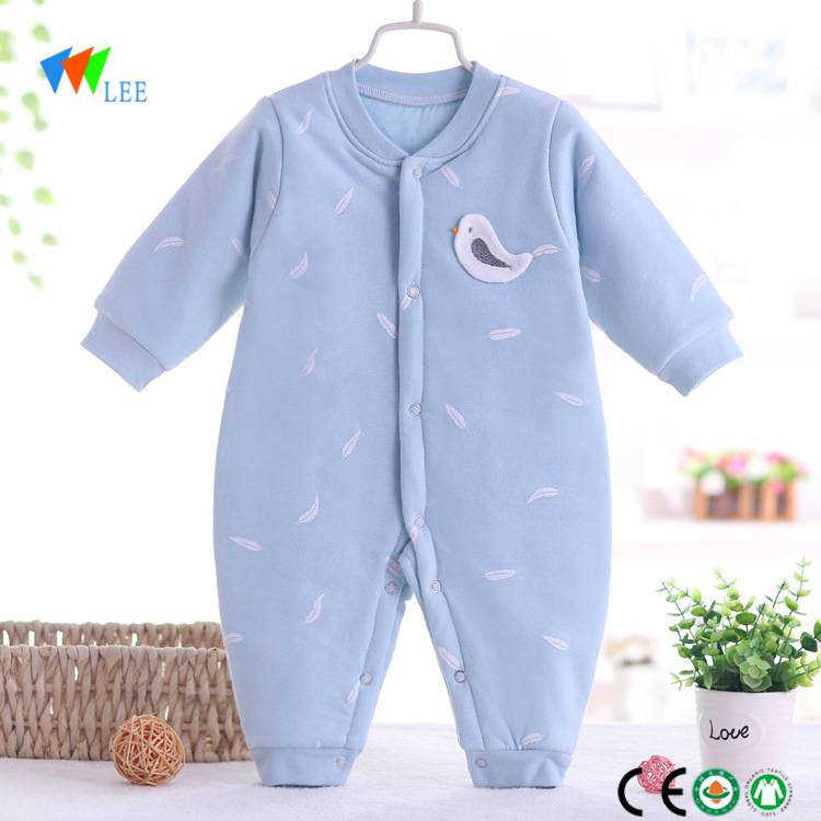 Нов дизайн на бебето clothes100% органични деца от памук обикновен onesie новородено бебе гащеризон