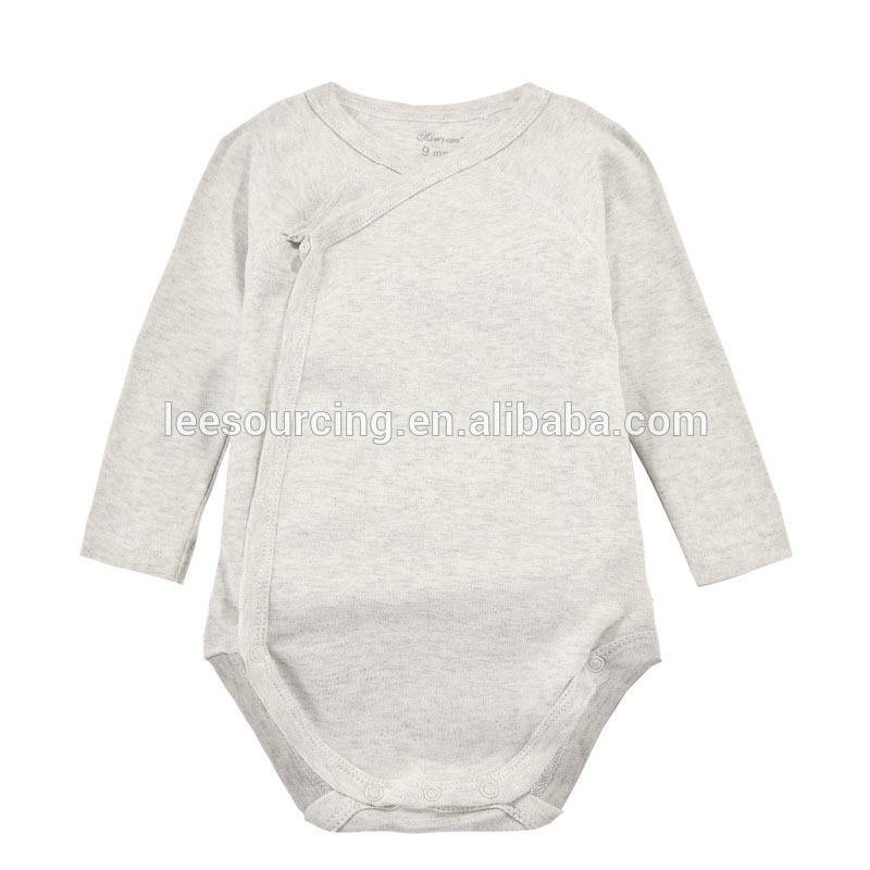 High quality baby blank romper raglan sleeve cotton baby clothes organic