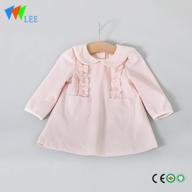 high quality modern girls dresses summer one piece baby new style
