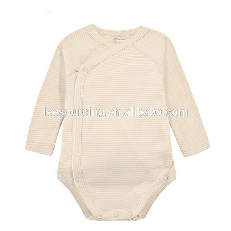 Hot sale baby clothing long sleeve baby organic cotton bodysuit