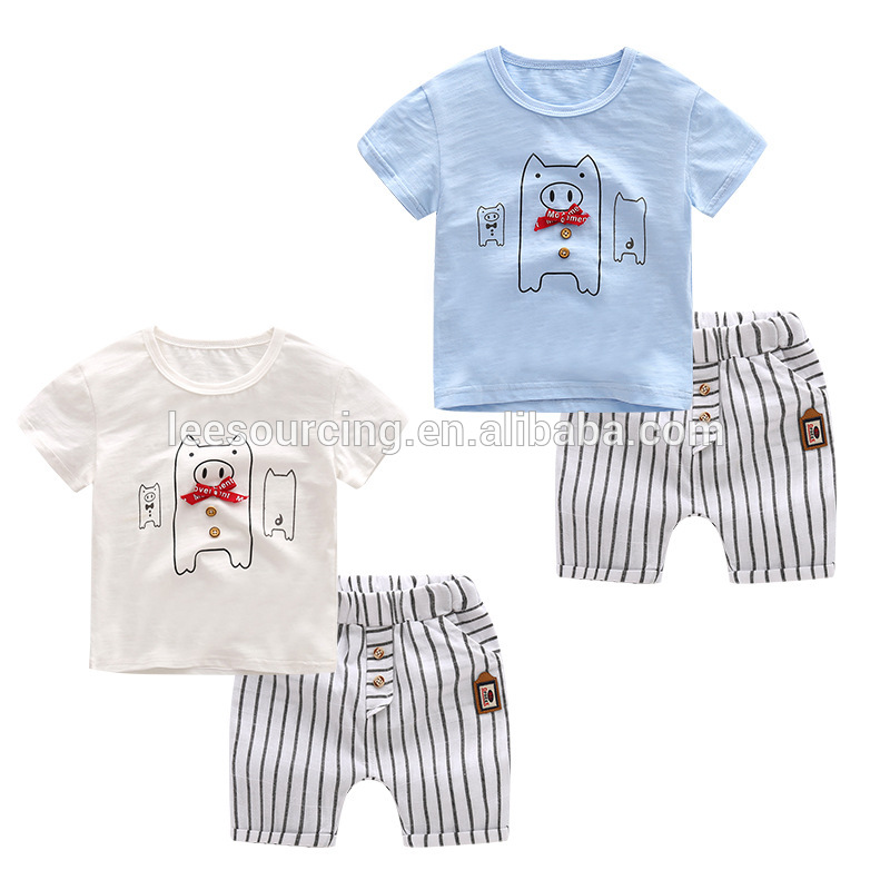 Factory price soft baby boy clothing sets wholesale kids clothes clothing set