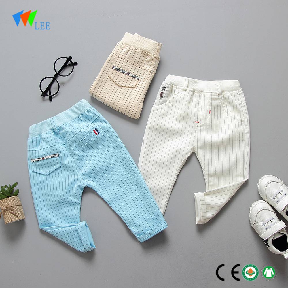Factory Cheap Baby Gift Spring Set - new design kids clothes stripe polyester comfortable children baby pants wholesale – LeeSourcing