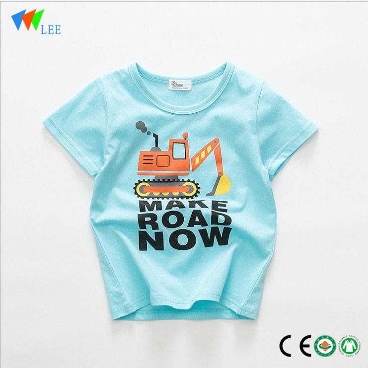 100% cotton cheap blank baby cartoon t-shirts wholesale