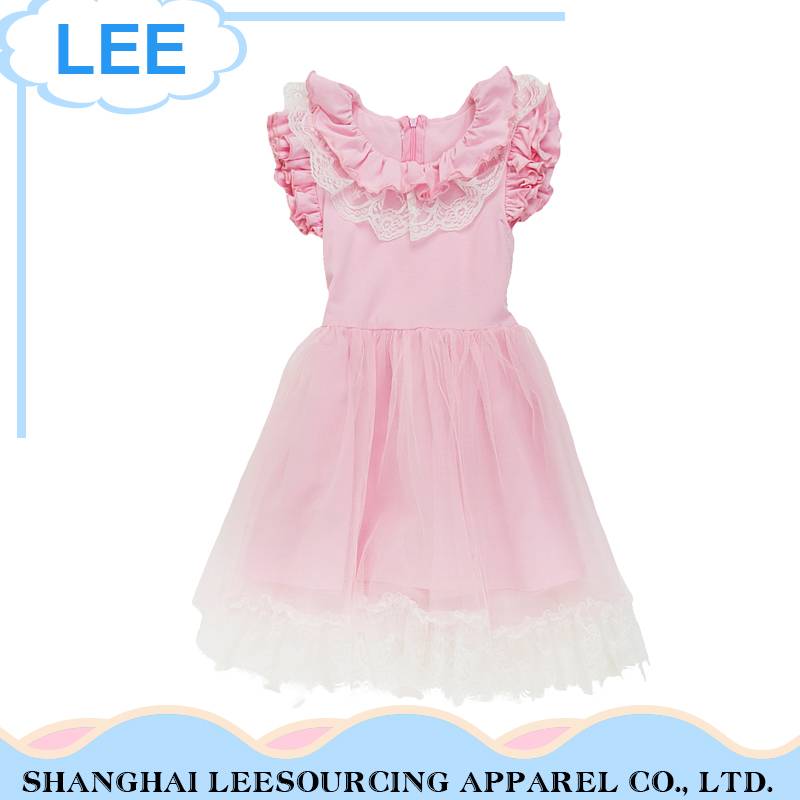 Hot Selling Summer Mouwloos Adult Baby Birthday Clothing Dress