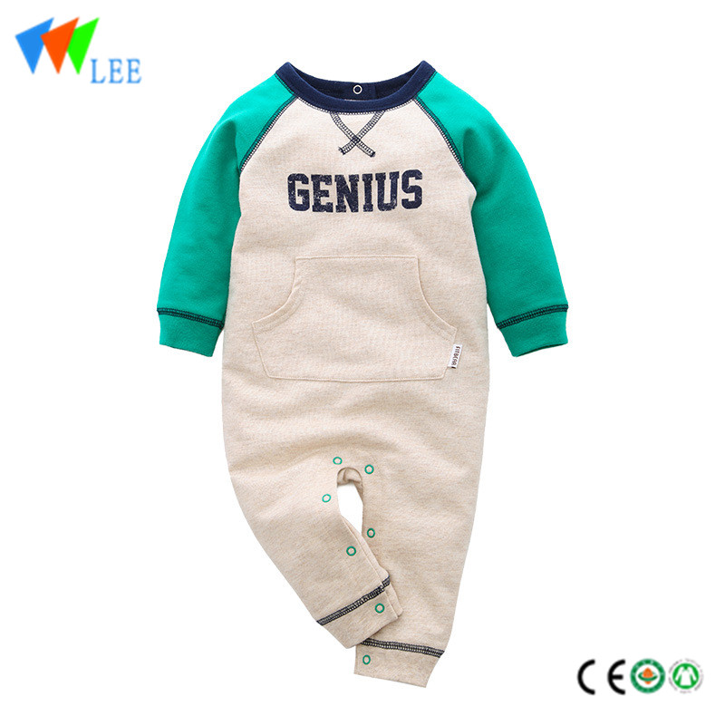 China Gold Supplier for Kids Waterproof Pants - 100% cotton baby long sleeve romper high quality sports boy – LeeSourcing