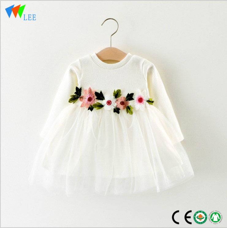 Competitive price baby girl princess flower dress