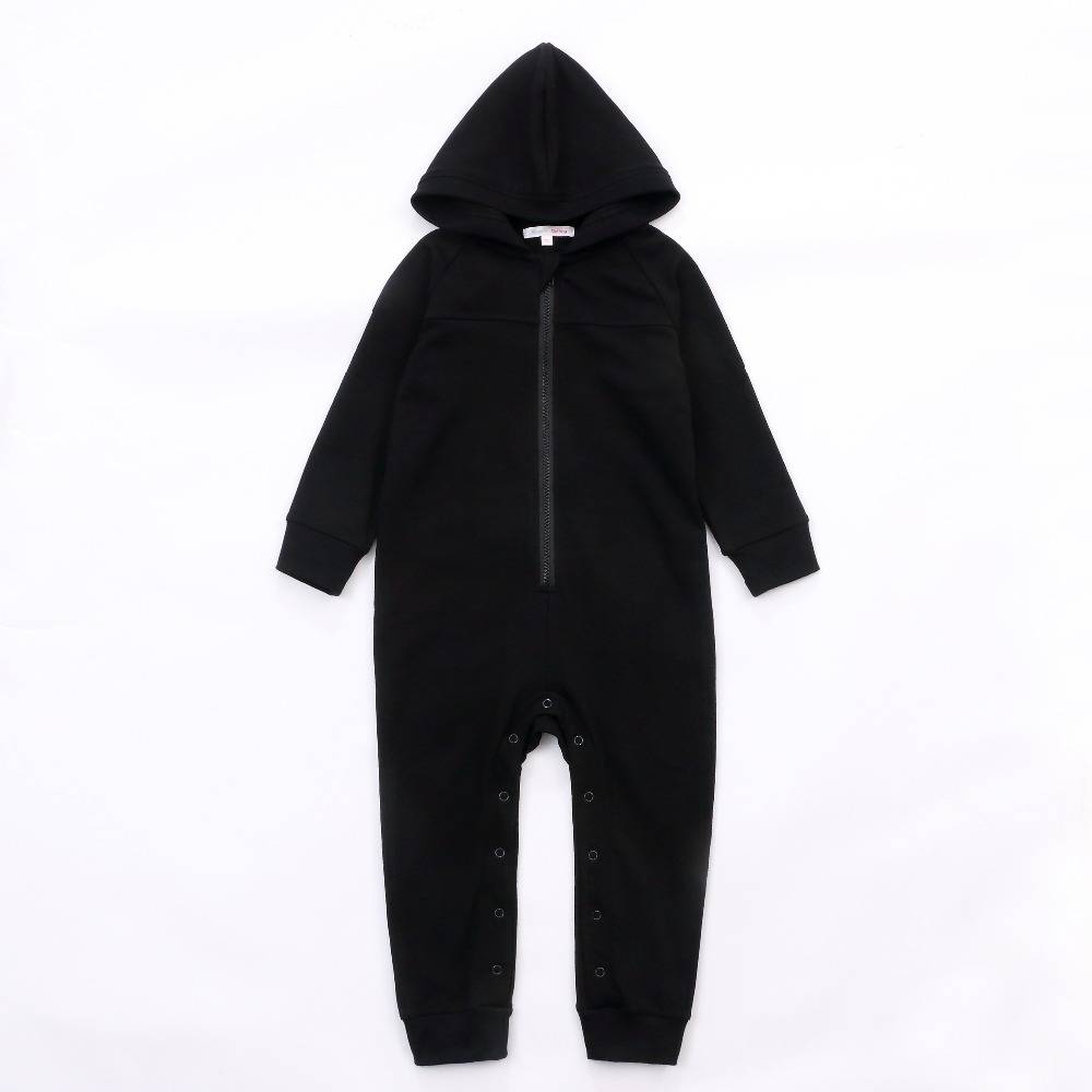 China Wholesale Custom Soft Cotton Maxi Baby Onesie Long Sleeve Romper with Zipper