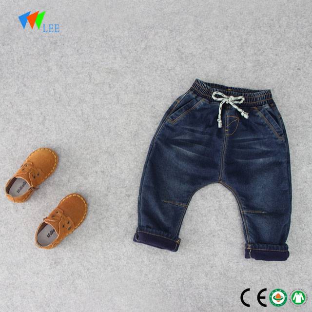מכנסי ג'ינס חדשים כחול עיצוב עבור תינוקות בנים