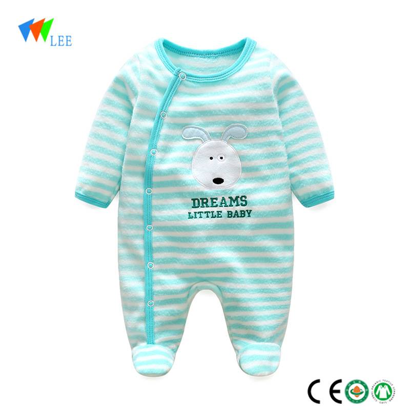 New fashions long-sleeved cotton baby knitted rompers body romper wholesale