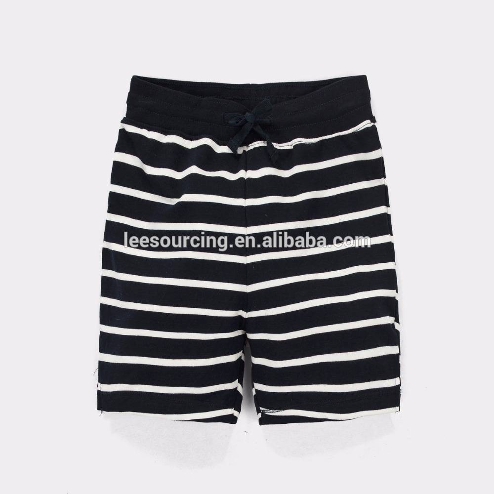 Wholesale boys casual harem pants stripe cotton kids boy shorts