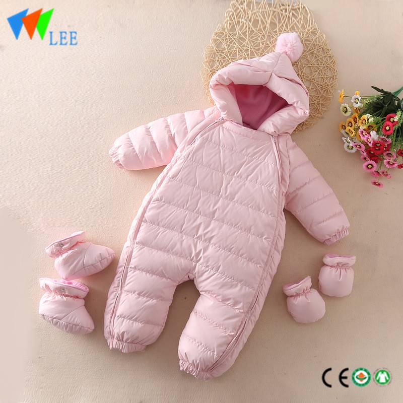 Factory Cheap Hot Girls Ruffle Outfit - winter wholesale baby romper high quality Down feather Keep warm – LeeSourcing