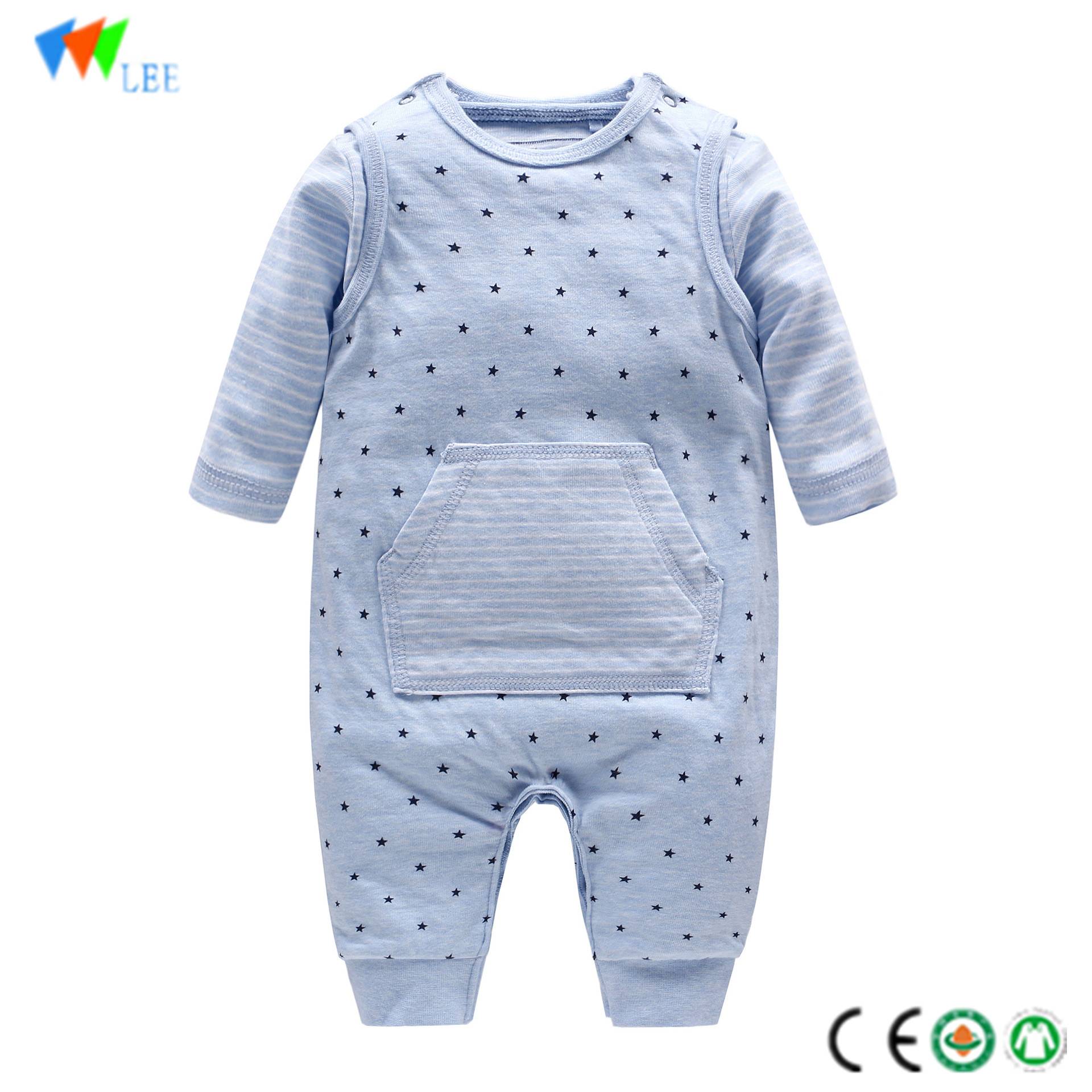 Factory wholesale Short T-shirt And Pants - New style wholesale & OEM high quality cotton baby onesie romper – LeeSourcing