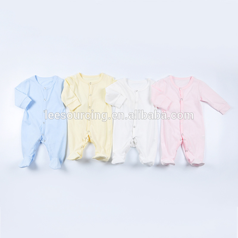 Wholesale candy color baby jumpsuit newborn baby clothes