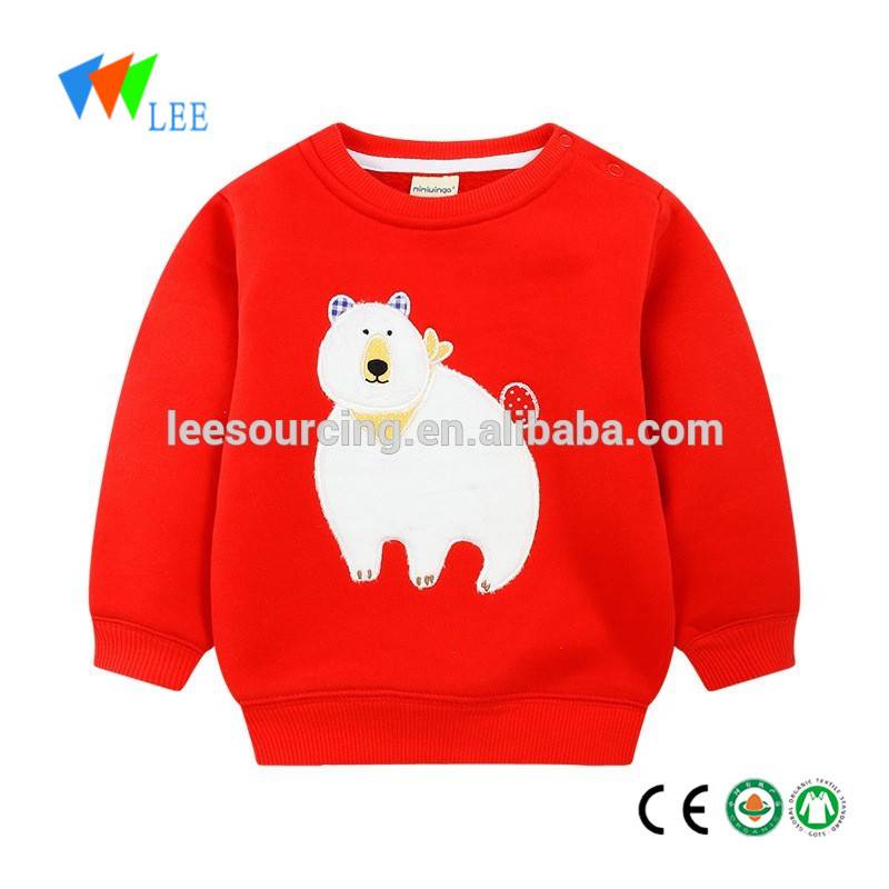 China Gold Supplier for Soft Denim Pants - Casual cartoon pattern cotton kids boys sweater design – LeeSourcing