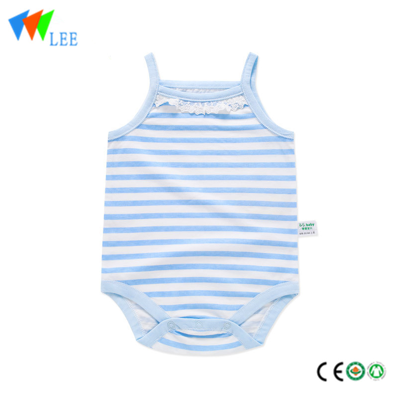 New style 100% cotton baby vest romper high quality