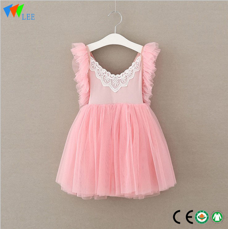 baby girl new fashion short sleeve party dress