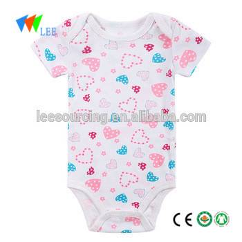 Newborn baby Girl Clothes 100%cotton floral Infant romper baby onesie wholesale