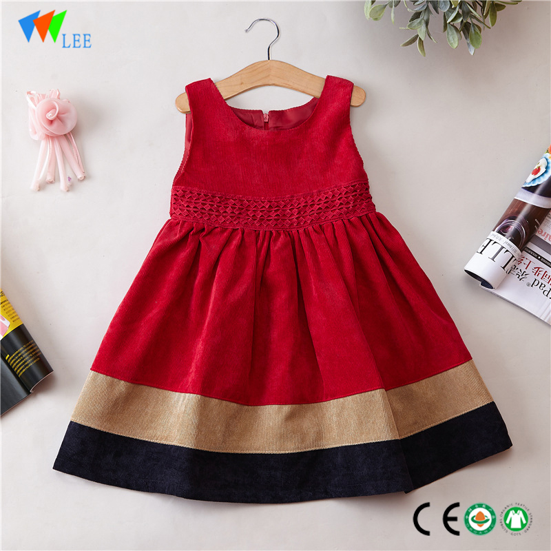 Китай произвеждаме нов стил бебе момиче дрехи рокля на едро най-новите деца се обличат дизайн