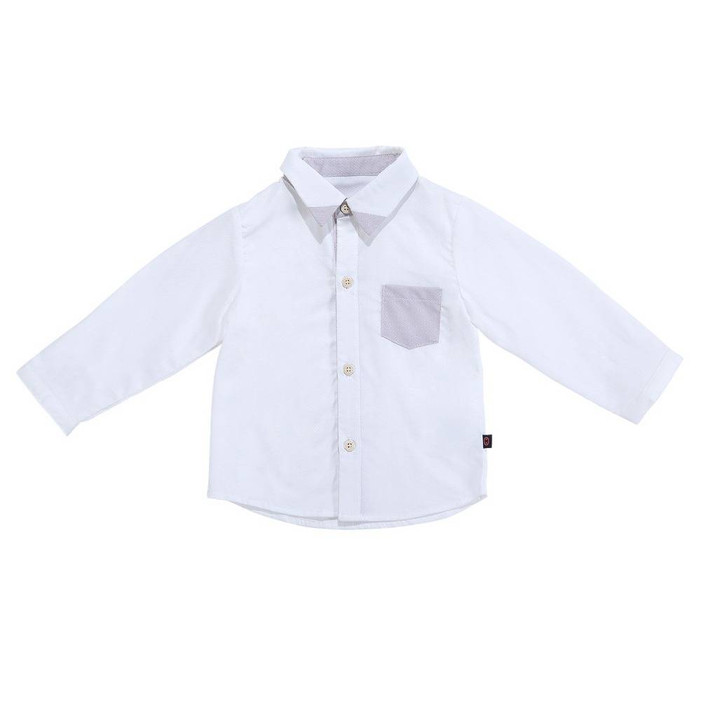 Grosir baru blus pakaian bayi lahir anak-anak perempuan desain bayi kemeja putih untuk anak-anak
