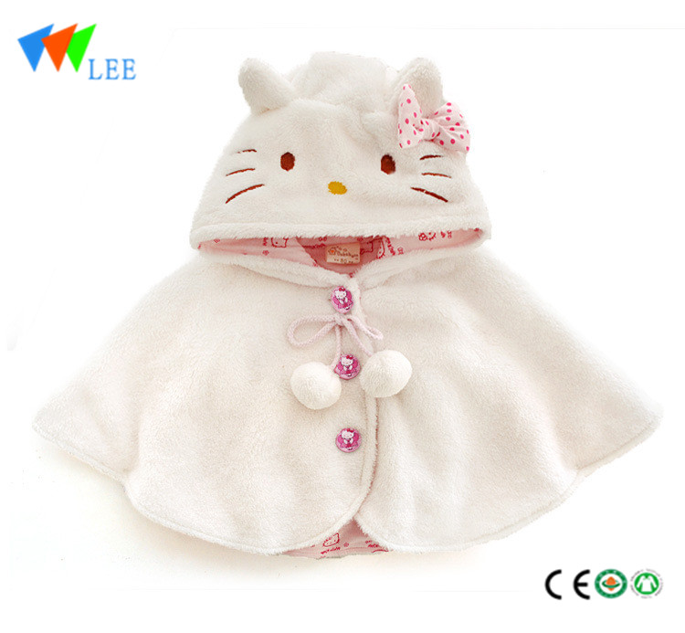 baby clothes girl long sleeve cute kitty cape baby girl blouse design
