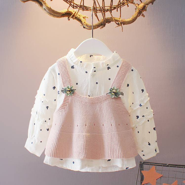Hot sale Factory School Girl Short - 2017 Best selling cute baby kids sweater dress children girl winter dresses – LeeSourcing