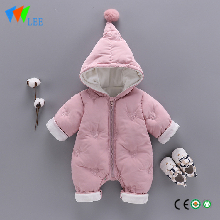 100% cotton winter Pile up Keep warm soft baby romper