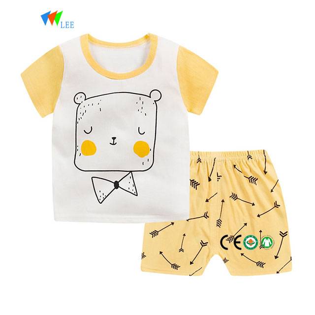 100%cotton baby boys casual clothing sets
