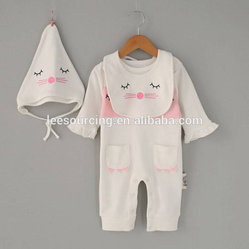 Big discounting Boutique Girl Shorts - Fashion baby gift set clothes baby girl cotton ruffle bodysuit – LeeSourcing