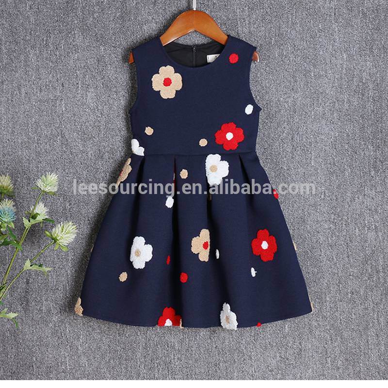 Dress Embroidery baby vest skirt Girl dress