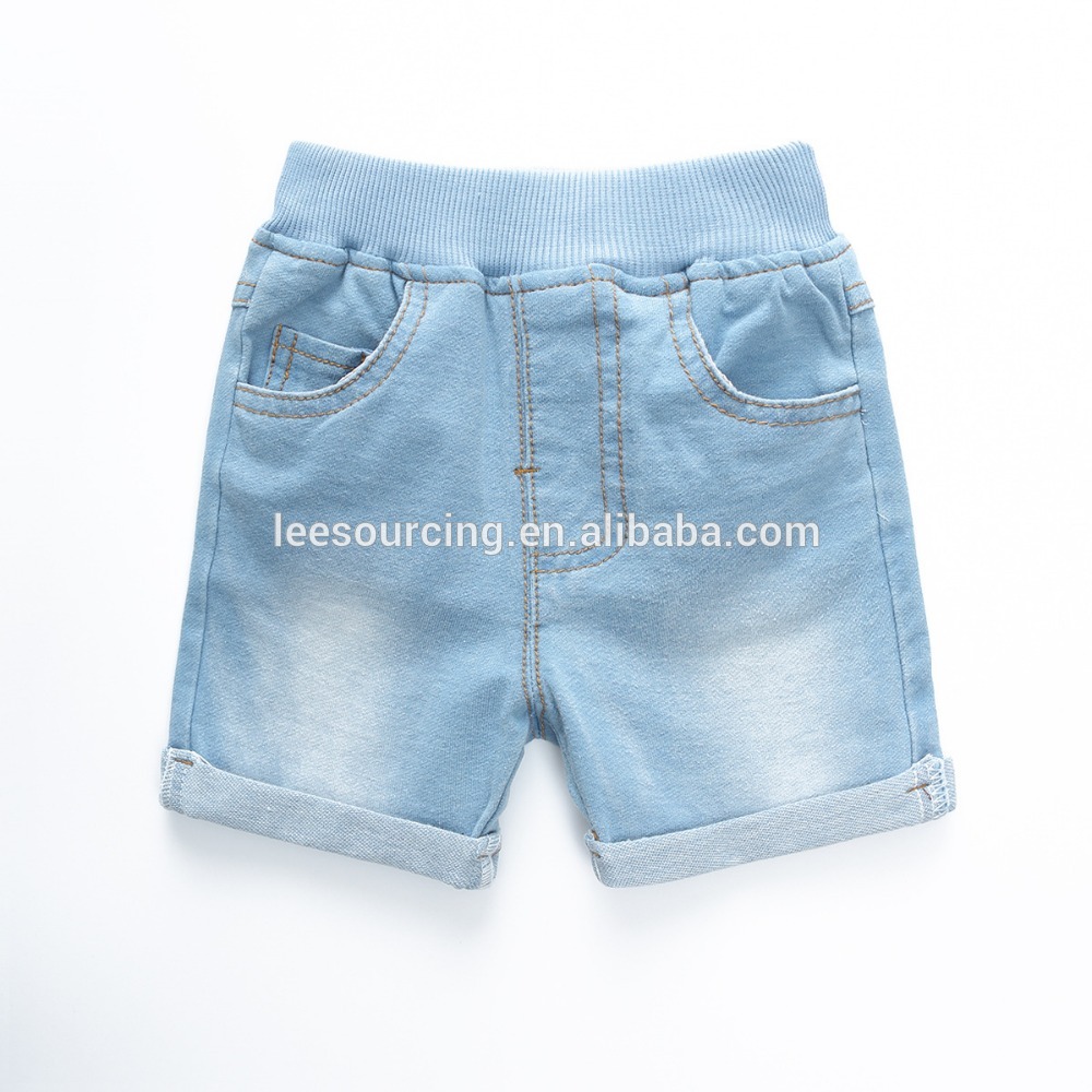 Summer boys bright color cotton denim baby shorts kids fashion pants design