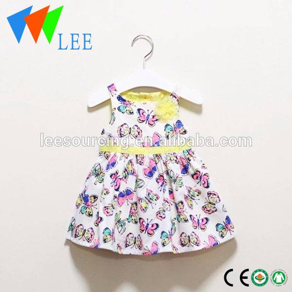 Cross-country for Europe and the United States wind girl dress 2018 summer new foreign trade children's vest cotton dress