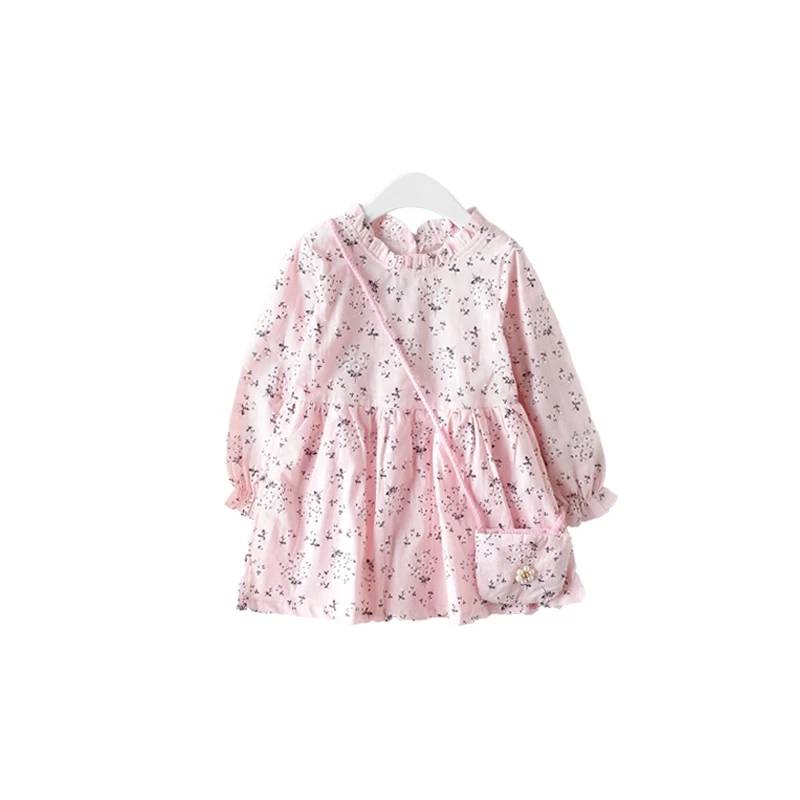 Popular A-line Kids Dress Cotton Children Girl Pinafore Dress