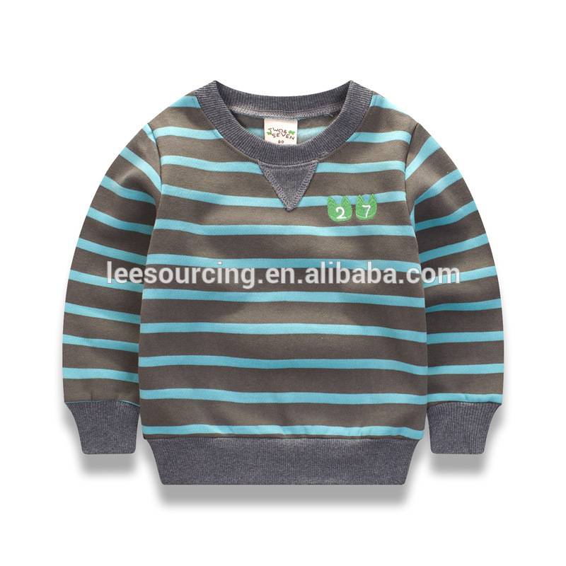 New arrival long sleeve pullover baby boy sweater designs