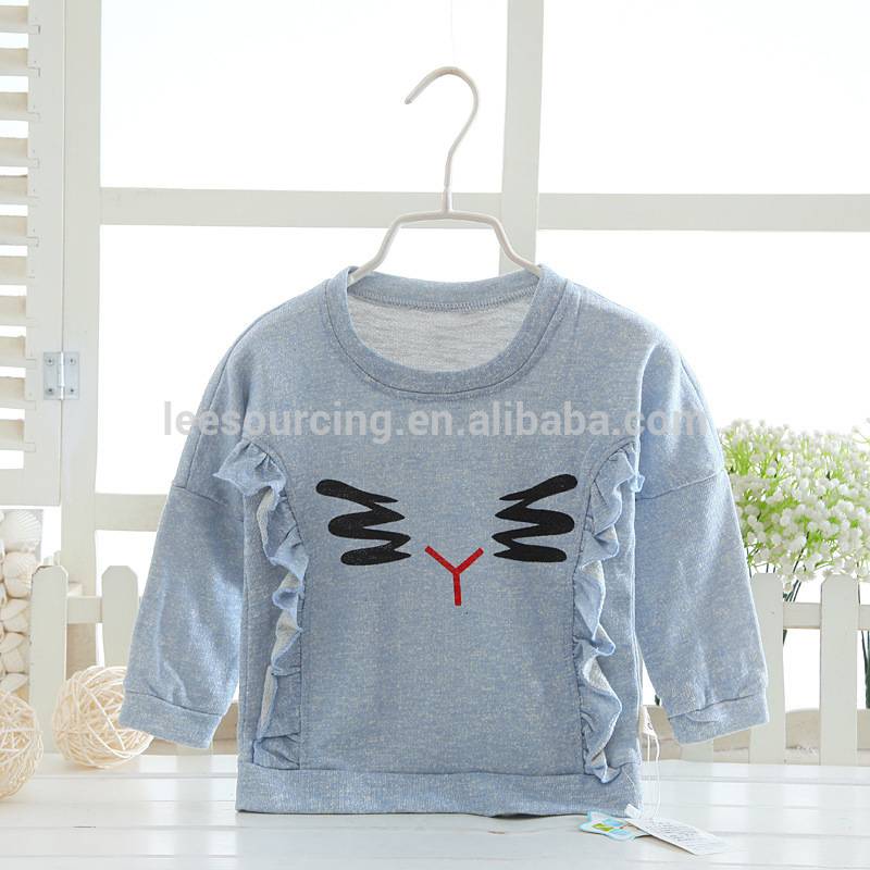 Discount Price School Uniform Shorts - Wholesale autumn long sleeves girls kids cotton printed sweatshirt – LeeSourcing
