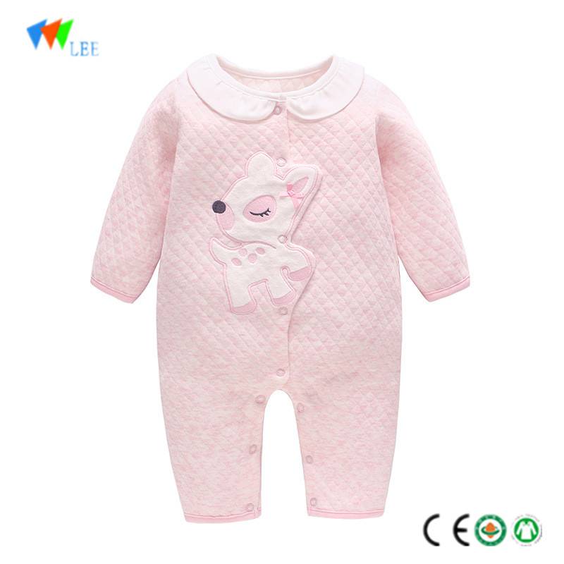 2018 Latest Design Baby Boy Winter Clothes - wholesale New style & OEM high quality cotton cute baby romper pink – LeeSourcing