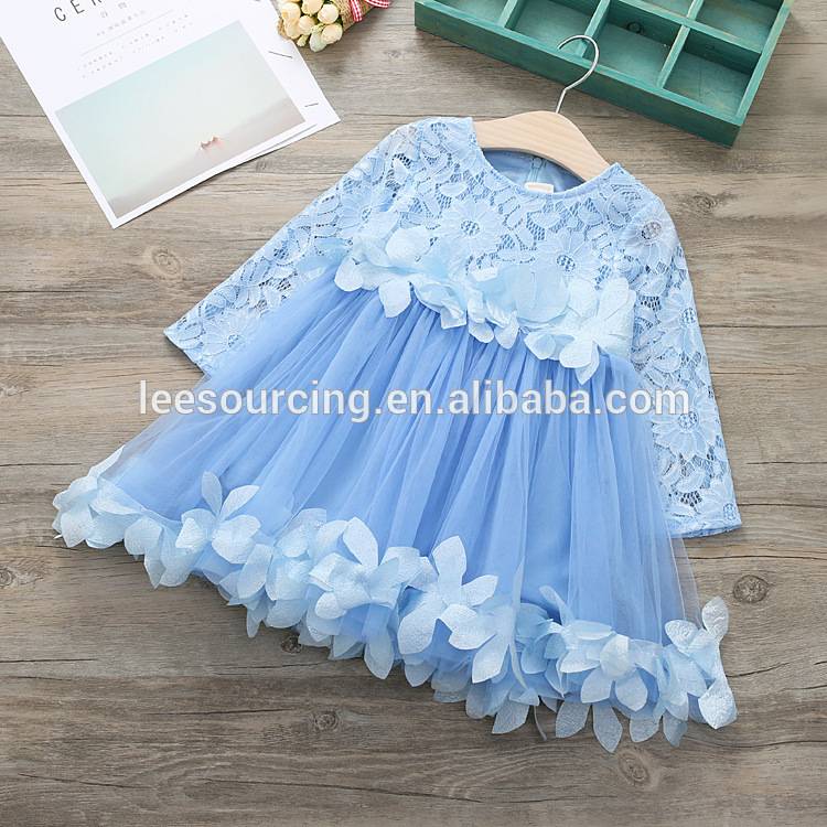 Trending Products Knit Shorts With Prints - Sweet style wholesale tulle tutu baby girl ruffle sleeve dress – LeeSourcing