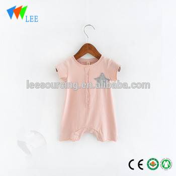 Sommer-Babyspielanzug Baumwollkleidung netter Säugling weich aus 100% Baumwolle Baby kurze Kleidung